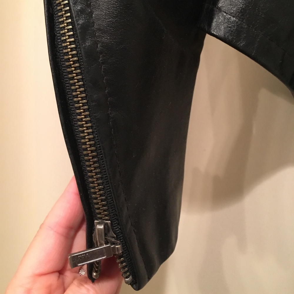 🌟EUC: 1020 by nicole Lined Leather Moto Jacket - Picture 6 of 8